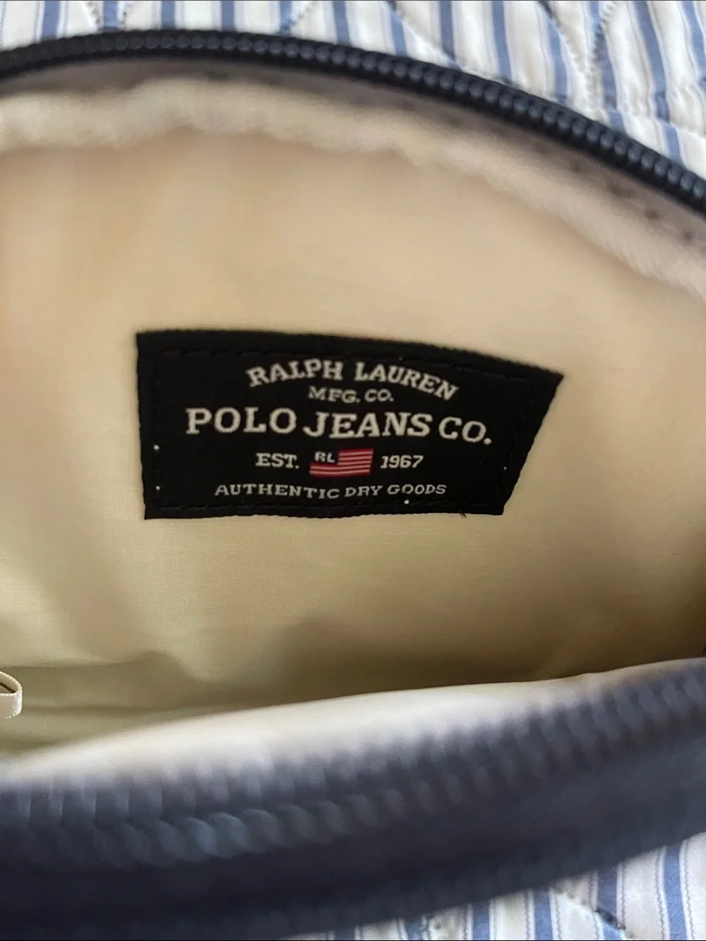 Polo by Ralph Lauren Vintage Black Polo Jeans Co. Make up or toiletry bag